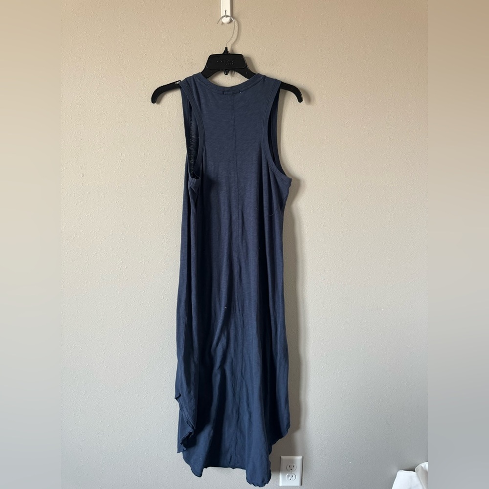 Z Supply Navy V-Neck Sleeveless Midi Dress - Picture 5 of 6